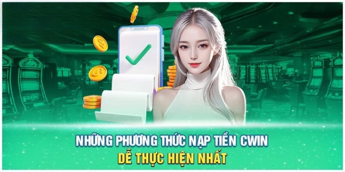 Không cần điền thông tin chỉ cần quét mã để nạp tiền Cwin